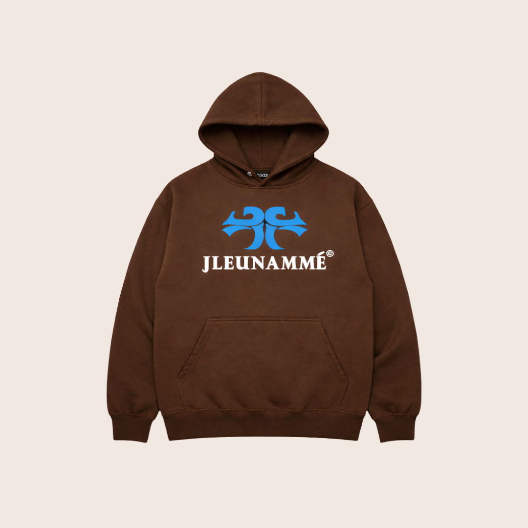JLEUNAMME | Brown Color Hoodie